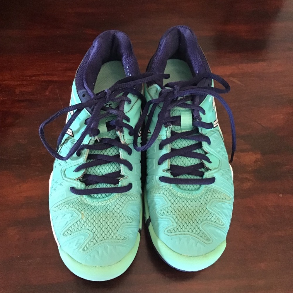 Asics Gel Resolution 6 Womens Tennis Shoe 7 - Picture 5 of 8